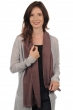 Cashmere & Zijde accessoires sjaals scarva taupe 170x25cm